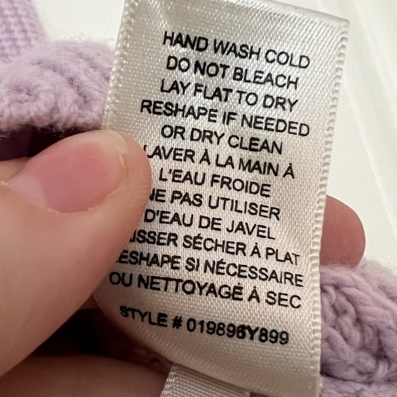 Rebecca Taylor Purple Basketweave Turtleneck Sweater - Picture 8 of 8